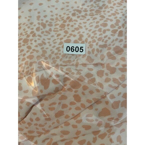 Y2K Forever 21 Bubble Crop Top Womens M Spotted‎ Soft Romantic Milkmaid 2000s - Picture 9 of 9